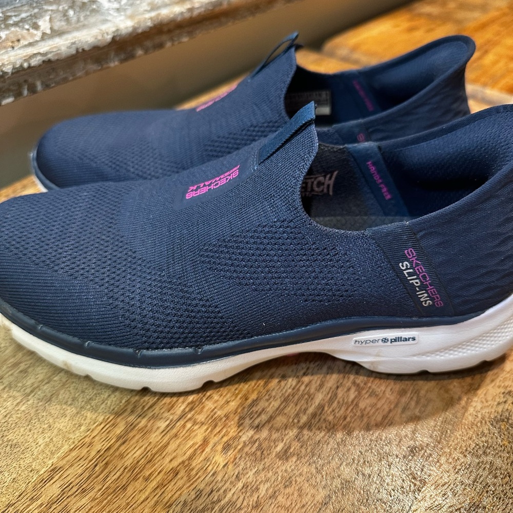 Skechers Navy Slip-On Sneakers